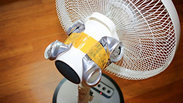 선풍기에 맥주캔을 붙이면 벌어지는 일