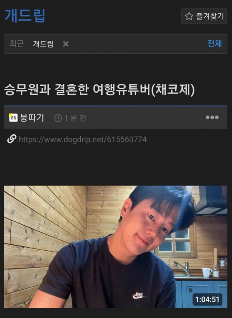 채코제가 11살 연하 존예 승무원이랑 결혼한 썰